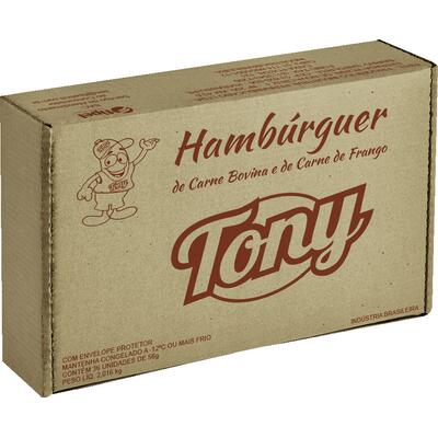 Hambúrguer Tony Carne Bovina/Frango 36x56g