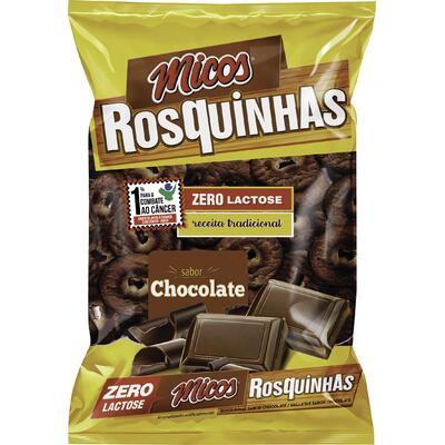 Biscoito Rosquinhas Micos Chocolate 350g