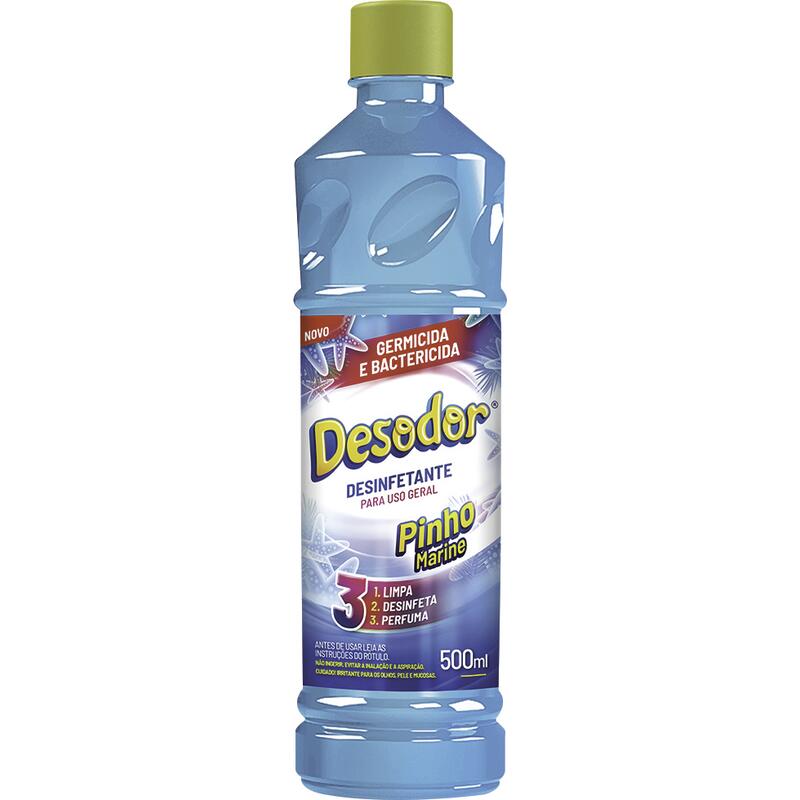 Desinfetante Pinho Desodor Marine 500ml