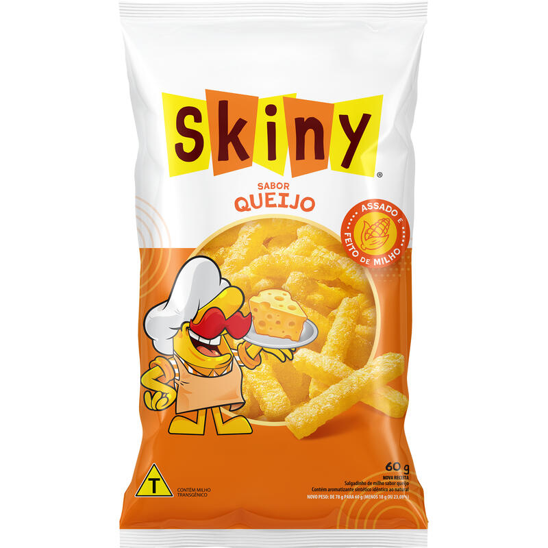 Salgadinho Skiny Queijo 60g