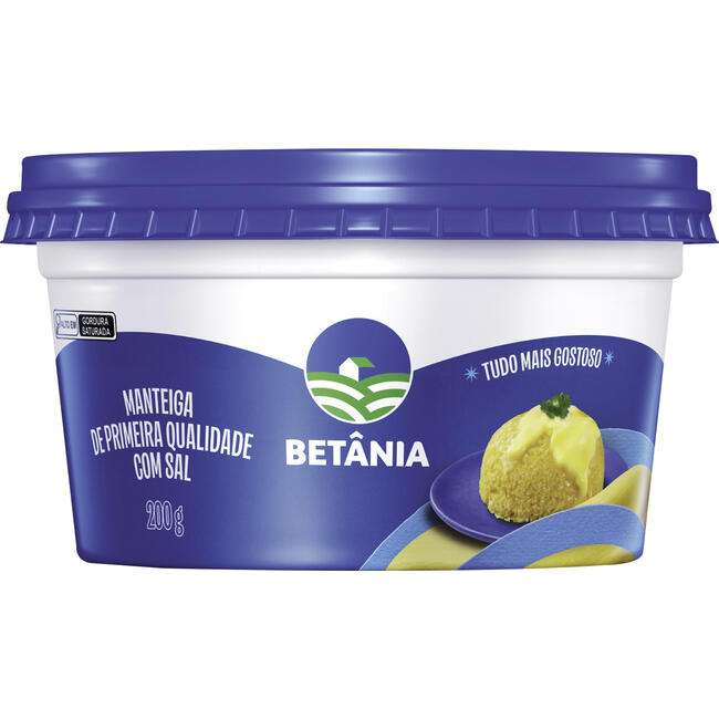 Manteiga Betânia Com sal 200g