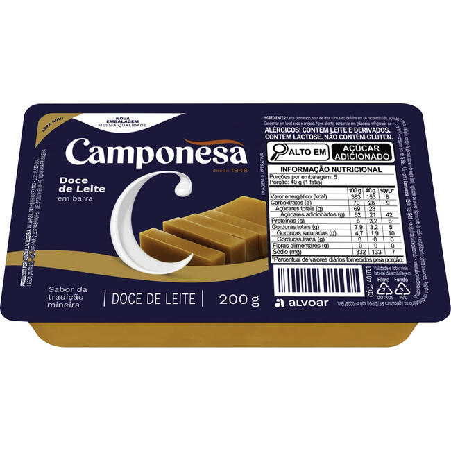 Doce de Leite Camponesa 200g