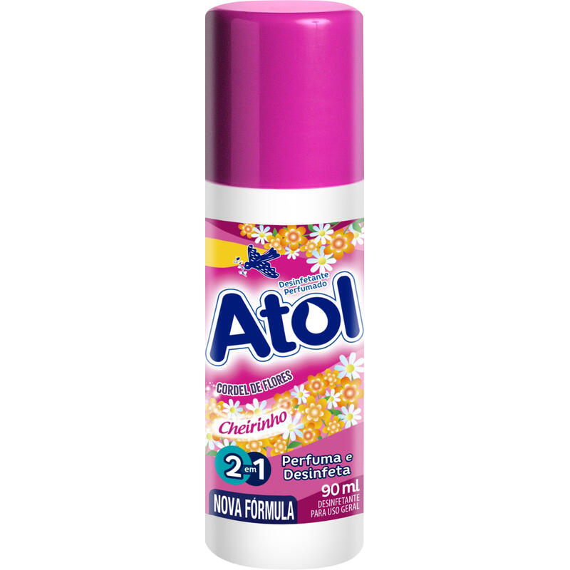 Desinfetante de Ambiente Atol Cordel de Flores 90ml