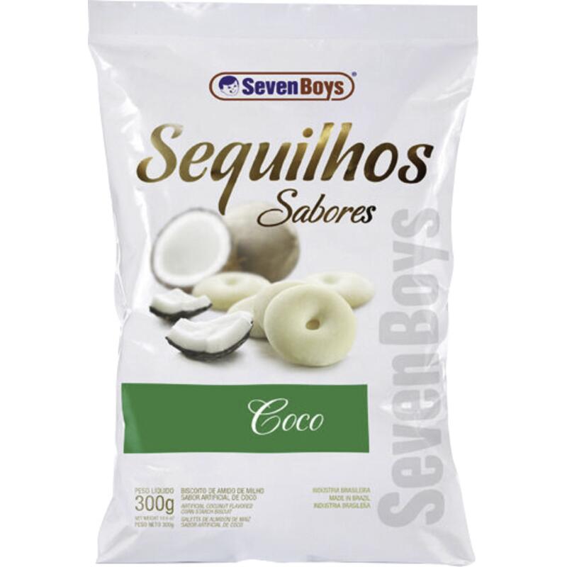 Biscoito Sequilhos Seven Boys Coco 300g
