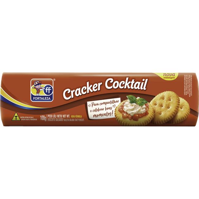 Biscoito Fortaleza Cracker Cocktail 100g