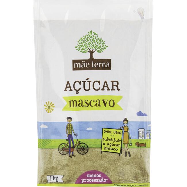 Açúcar Mascavo Mãe Terra 1kg