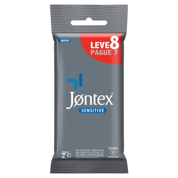 Preservativo Jontex Leve 8, Pague 7 - Sensitive