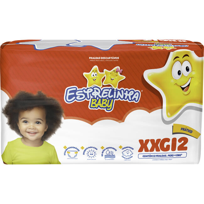 Fralda Descartável Estrelinha XXG 12 un