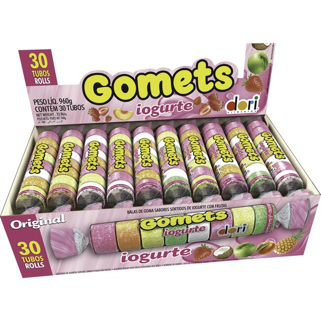 Bala de Goma Gomets Dori Iogurte 30 un