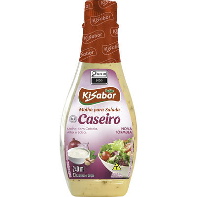 Molho para Salada Kisabor Caseiro 240ml