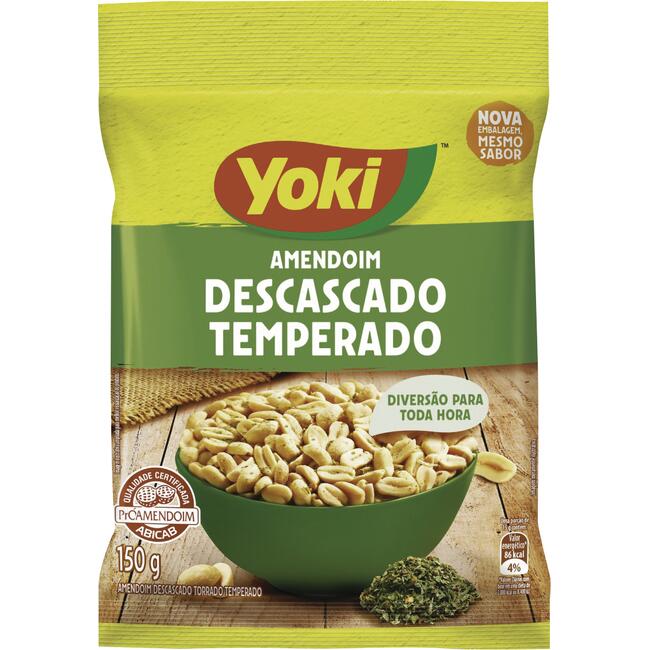 Amendoim Descascado Yoki Temperado 150g