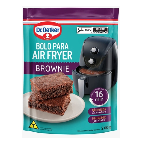 Mistura para Bolo DR OETKER Air Fryer Brownie 240g
