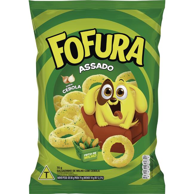 Salgadinho Lucky Fofura Cebola 70g