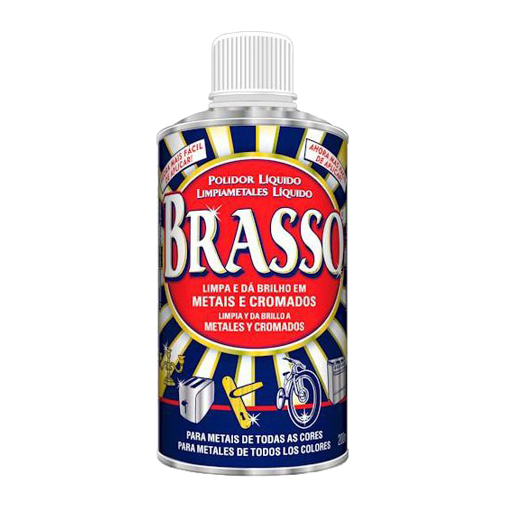 Polidor de Metais Brasso 200ml