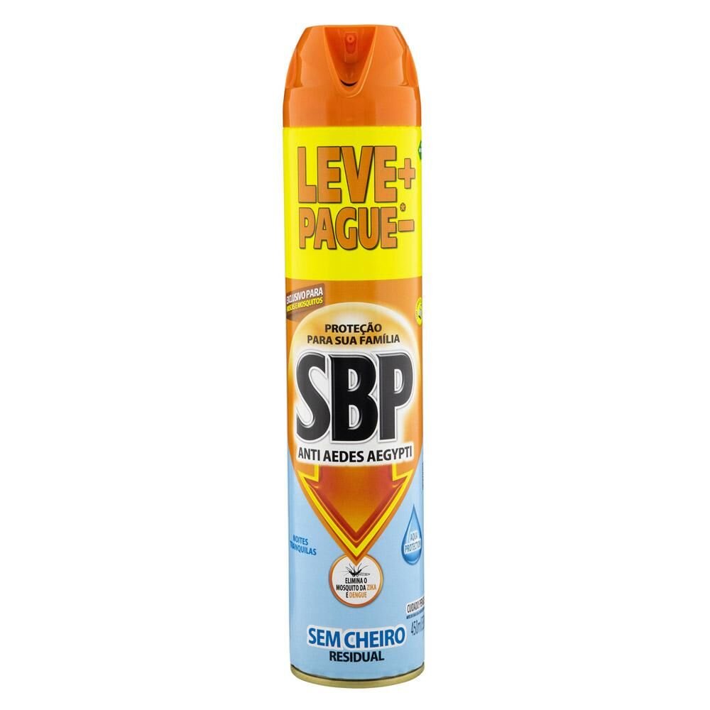 Inseticida SBP Anti Aedes Aegypti Spray 450ml