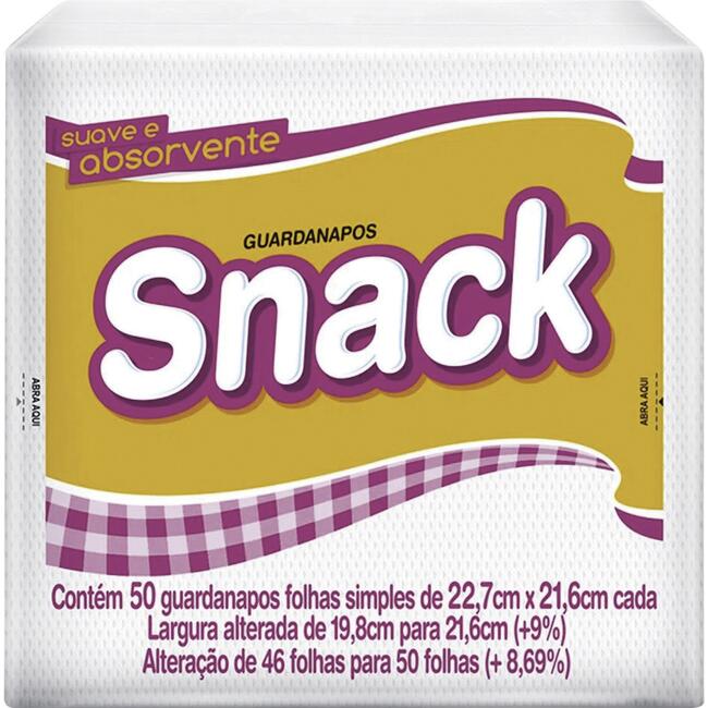 Guardanapo Snack 22,7x21,6cm 50 un