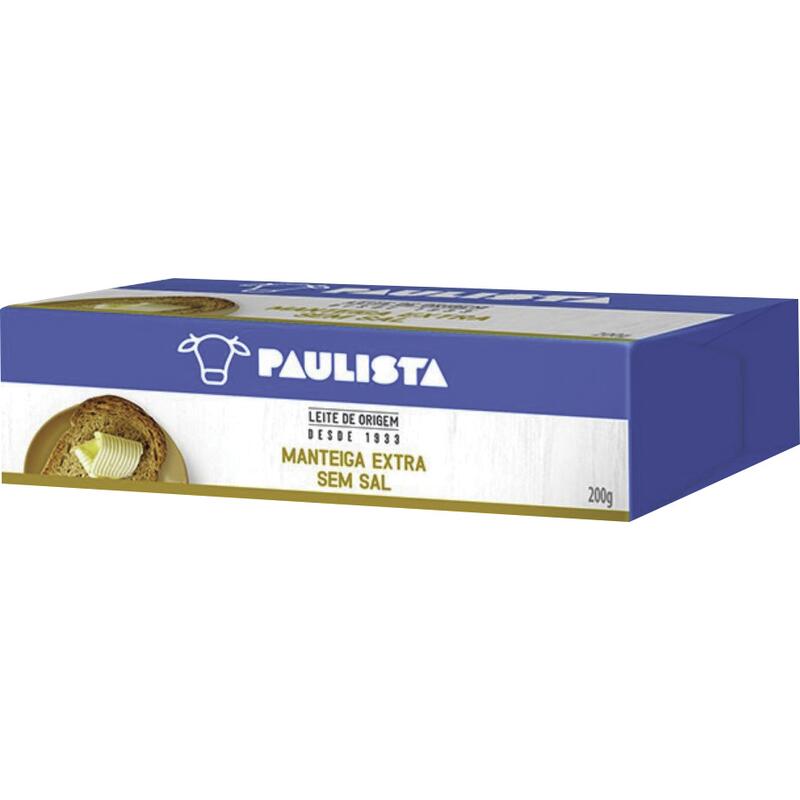 Manteiga Paulista Sem sal 200g