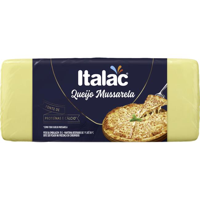Queijo Mussarela Italac F4 Preço por quilo na peça