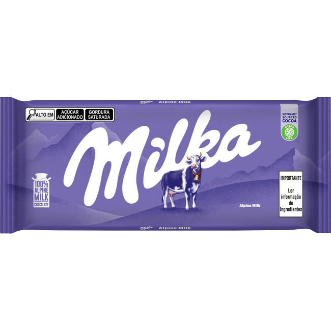 Chocolate Milka 100g - Alpine - Ao Leite