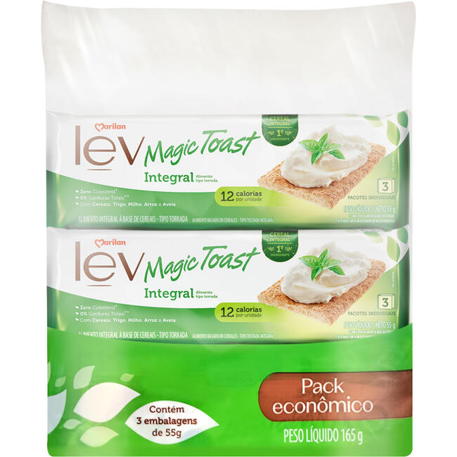 Torrada Marilan Magic Toast Integral 165g