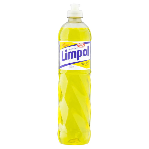 Detergente Líquido Neutro Limpol Squeeze 500ml