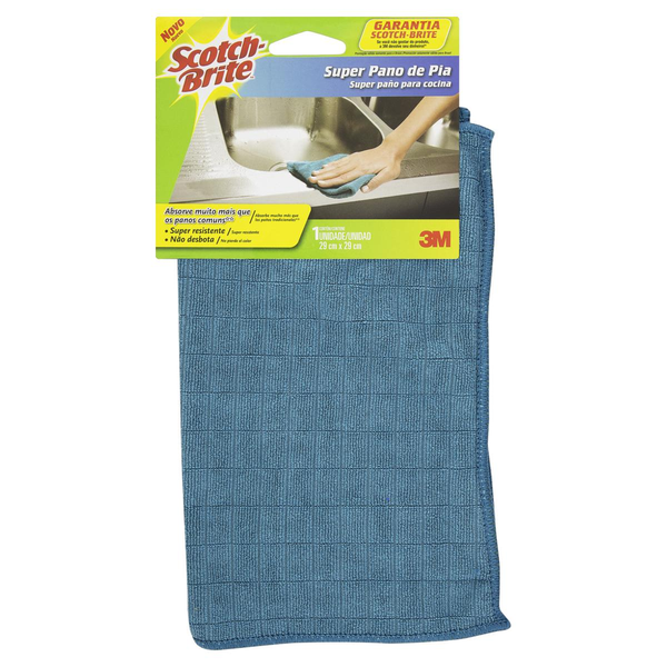 Pano Scotch-Brite Para Pia - Azul