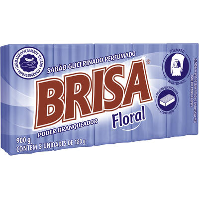 Sabão em Pedaço Brisa Floral 5x180g