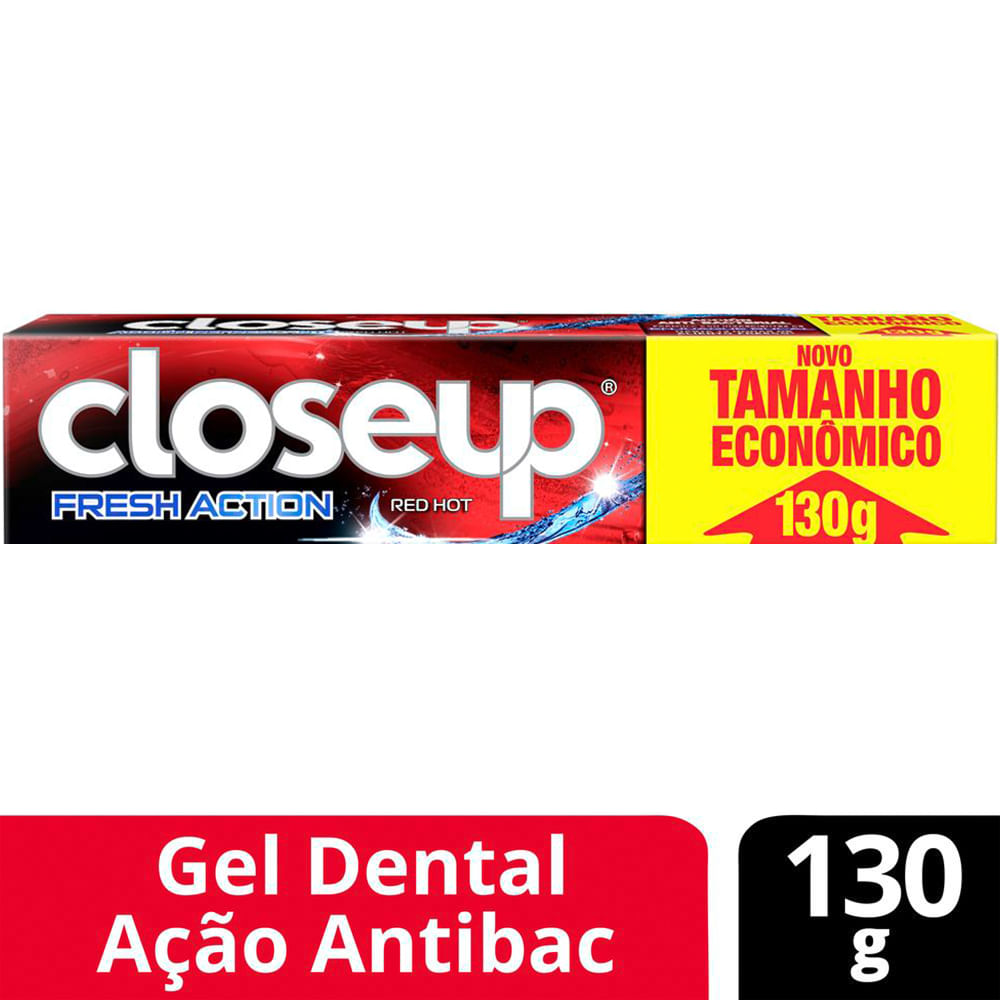Gel Dental Close Up Red Hot 130g
