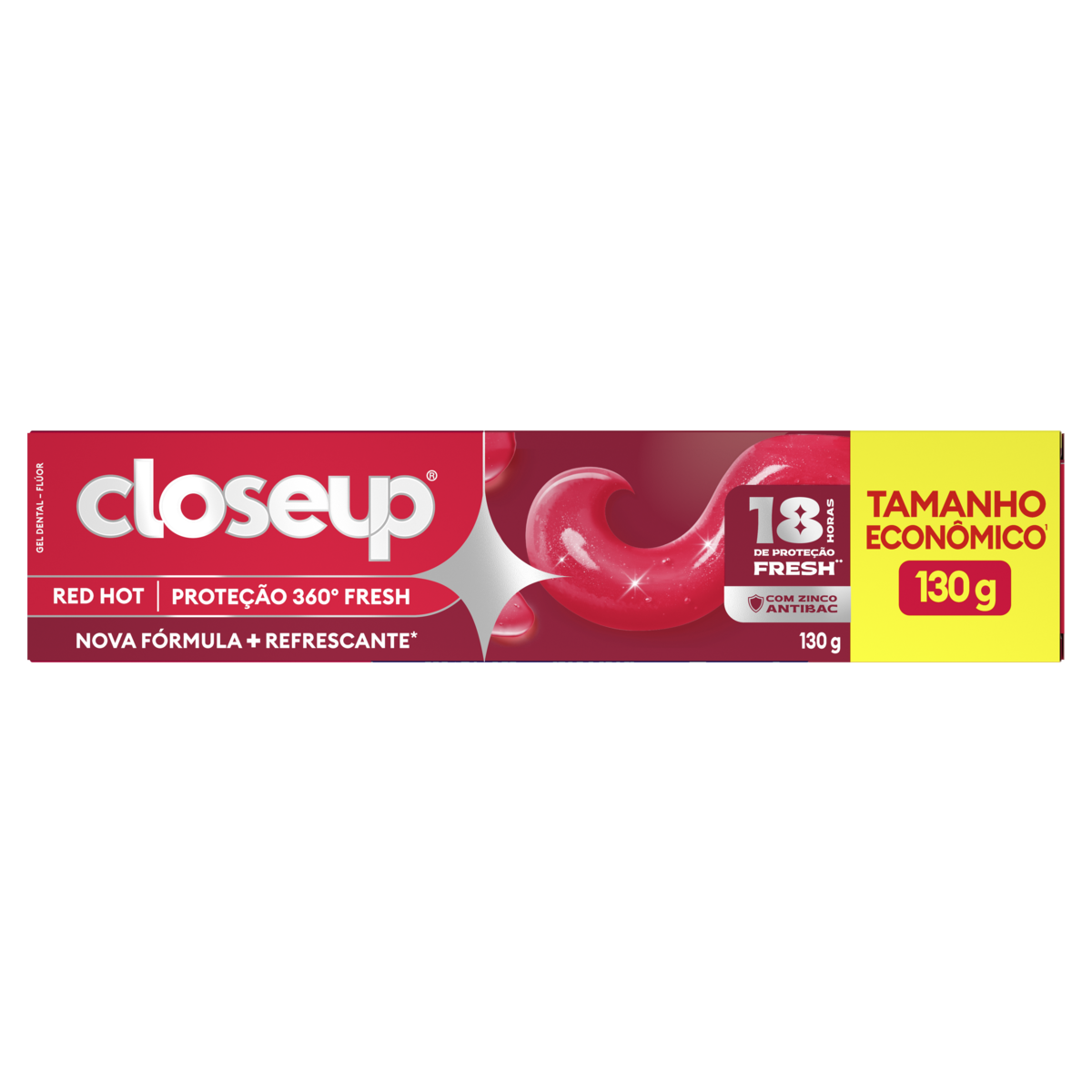 Gel Dental Close Up Red Hot 130g