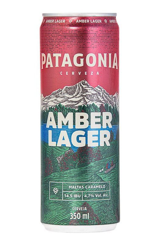Cerveja PATAGONIA Amber Lager LT Sleek 350ml