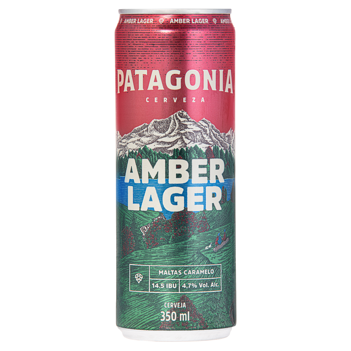 Cerveja PATAGONIA Amber Lager LT Sleek 350ml