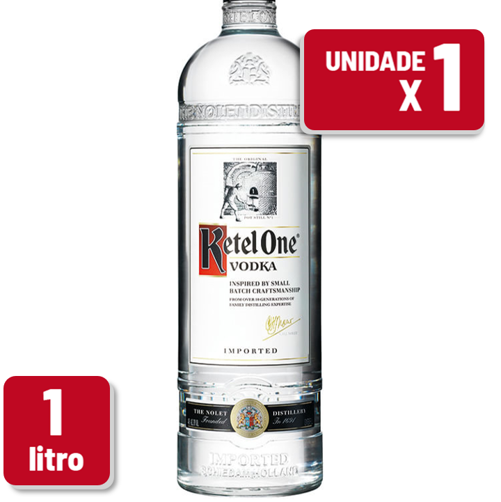 Vodka Ketel One Garrafa Vidro 1L