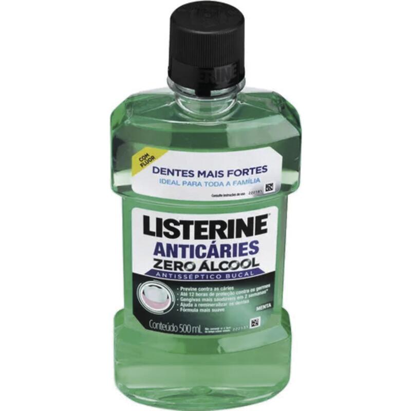 Antisséptico Bucal Listerine Anticárie Zero 500ml