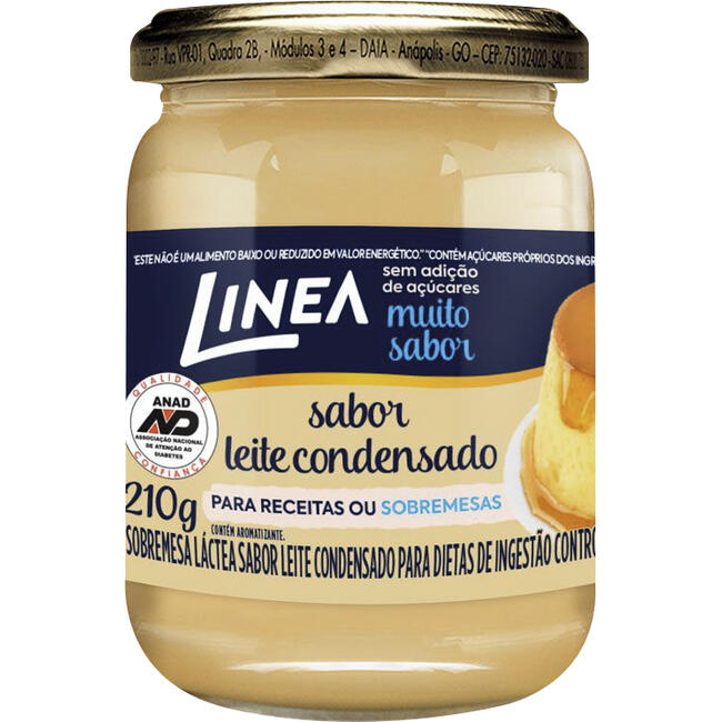Leite Condensado Linea Zero Açúcar 210g
