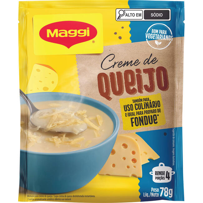 Sopa Maggi Creme de Queijo 78g