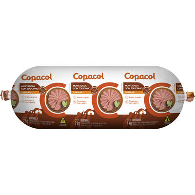 Mortadela Copacol Com Toucinho Peça com 2kg
