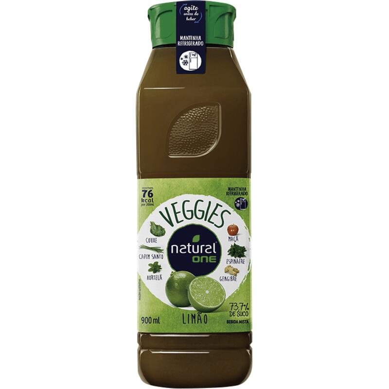 Suco Natural One Veggies Limão 900ml