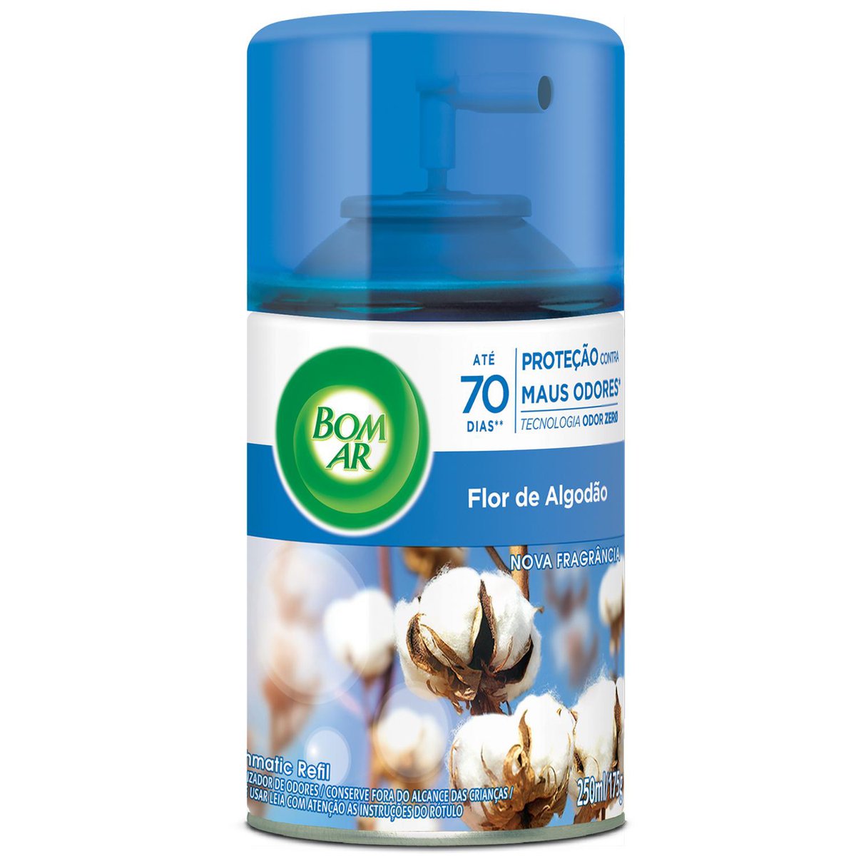 Purificador de Ar Bom Ar Air Wick Toque de Algodão Refil 250ml