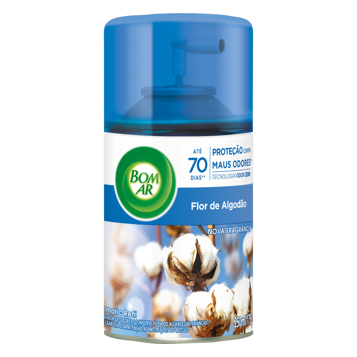 Purificador de Ar Bom Ar Air Wick Toque de Algodão Refil 250ml