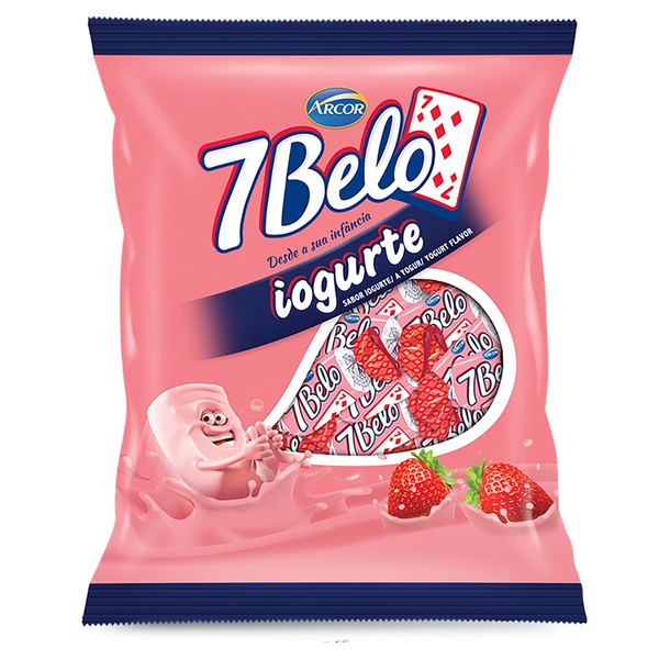 Bala Arcor 100g - 7 Belo - Iogurte