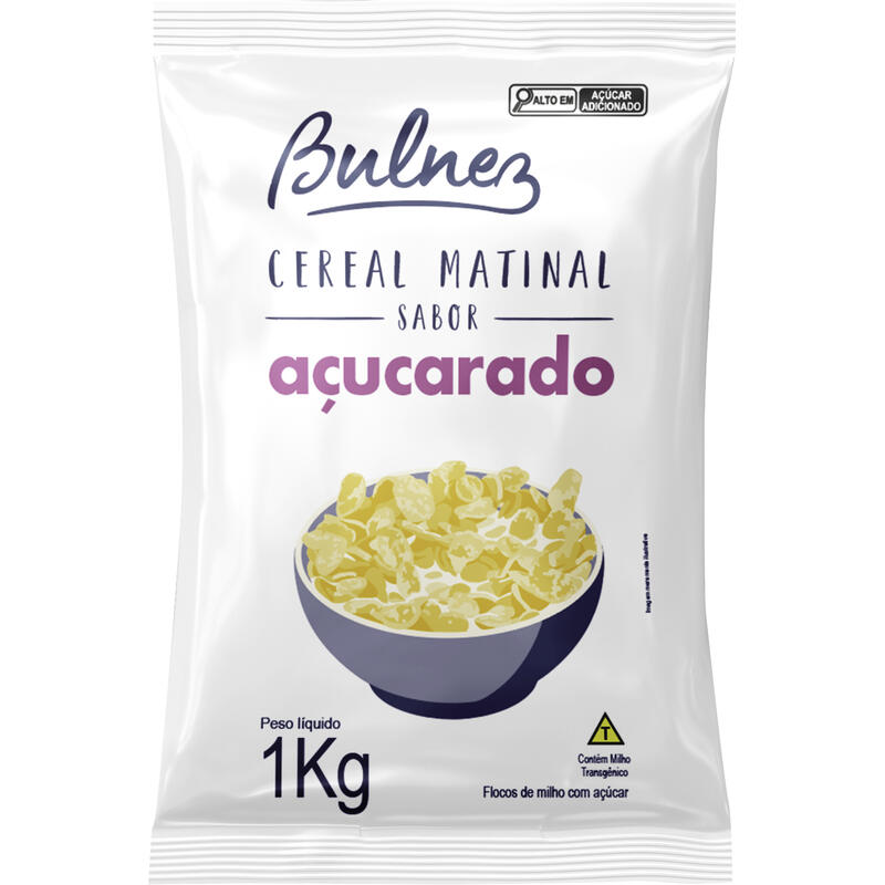 Cereal Matinal Bulnez Corn Flakes Açucarado 1kg