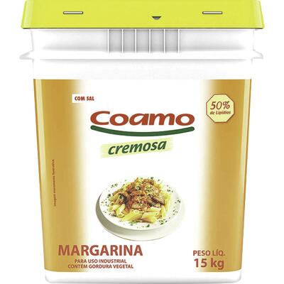 Margarina Coamo 50% Lipídios Com sal 15kg
