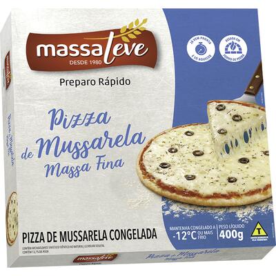 Pizza Massa Leve Mussarela 400g