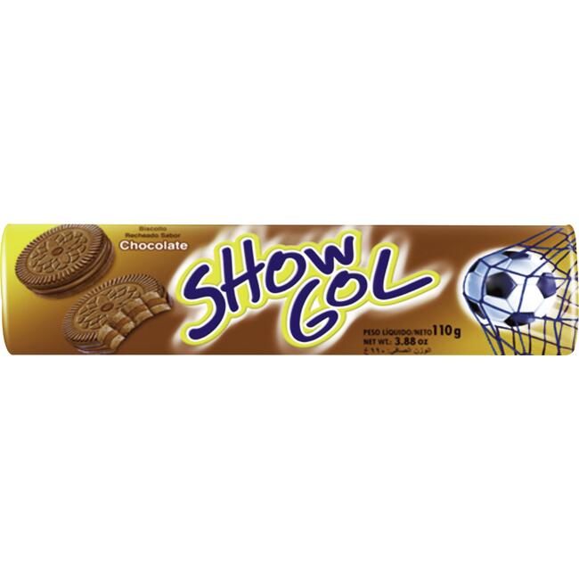 Biscoito Recheado Show Gol Chocolate 110g