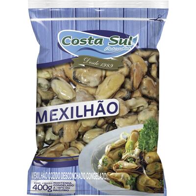 Mexilhão Costa Sul Congelado 400g