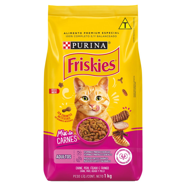 Ração para Gatos Friskies Mix de Carnes 1kg