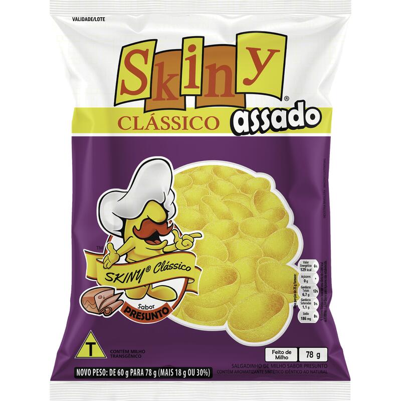 Salgadinho Skiny Clássico Presunto 78g