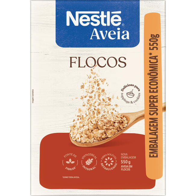 Aveia Nestlé Flocos 550g