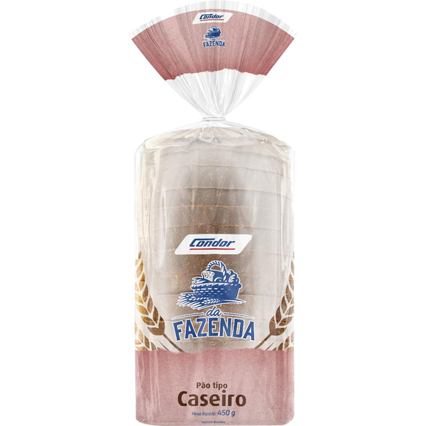 Pão da Fazenda Condor 450g - Caseiro