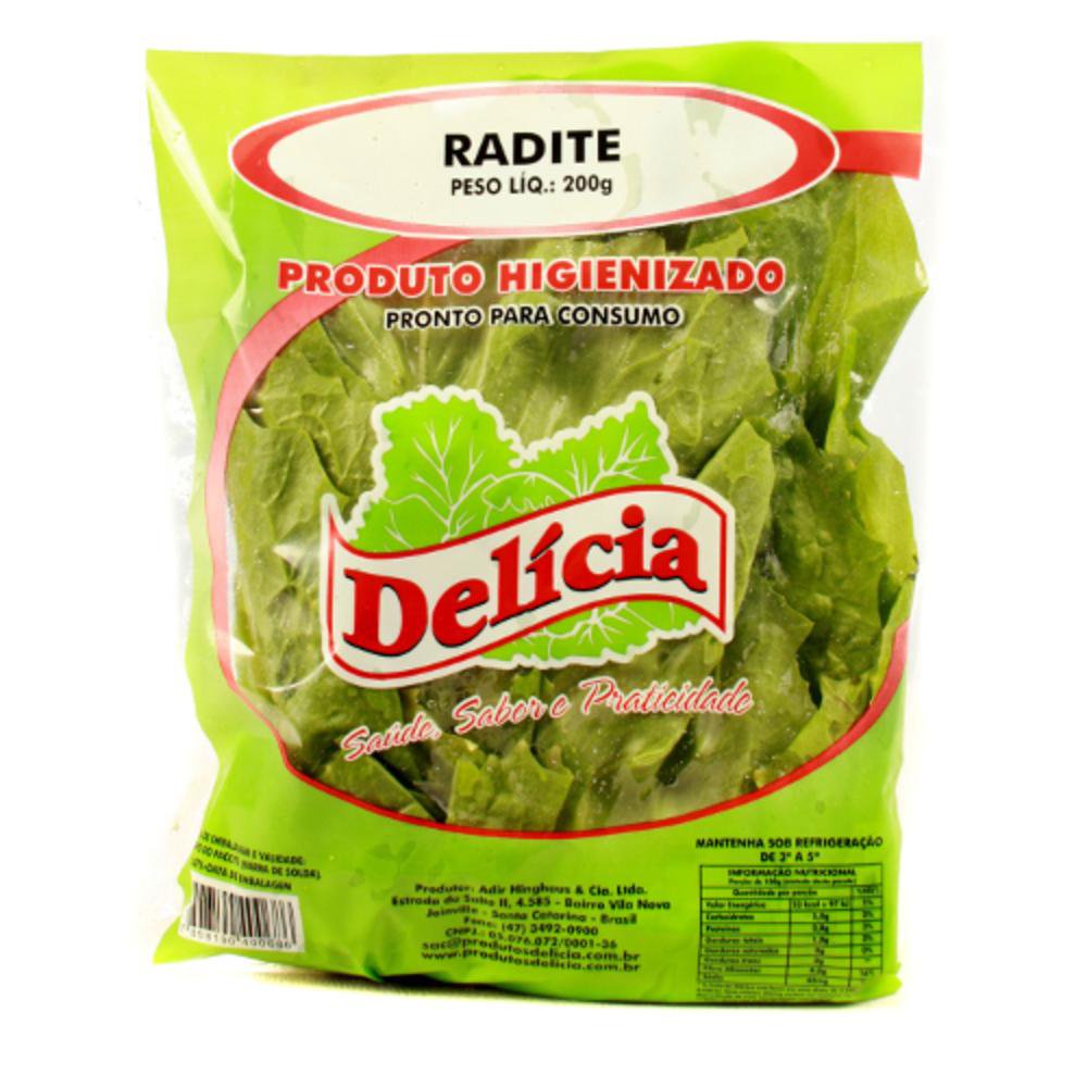 Radiche higienizada DELÍCIA 200g